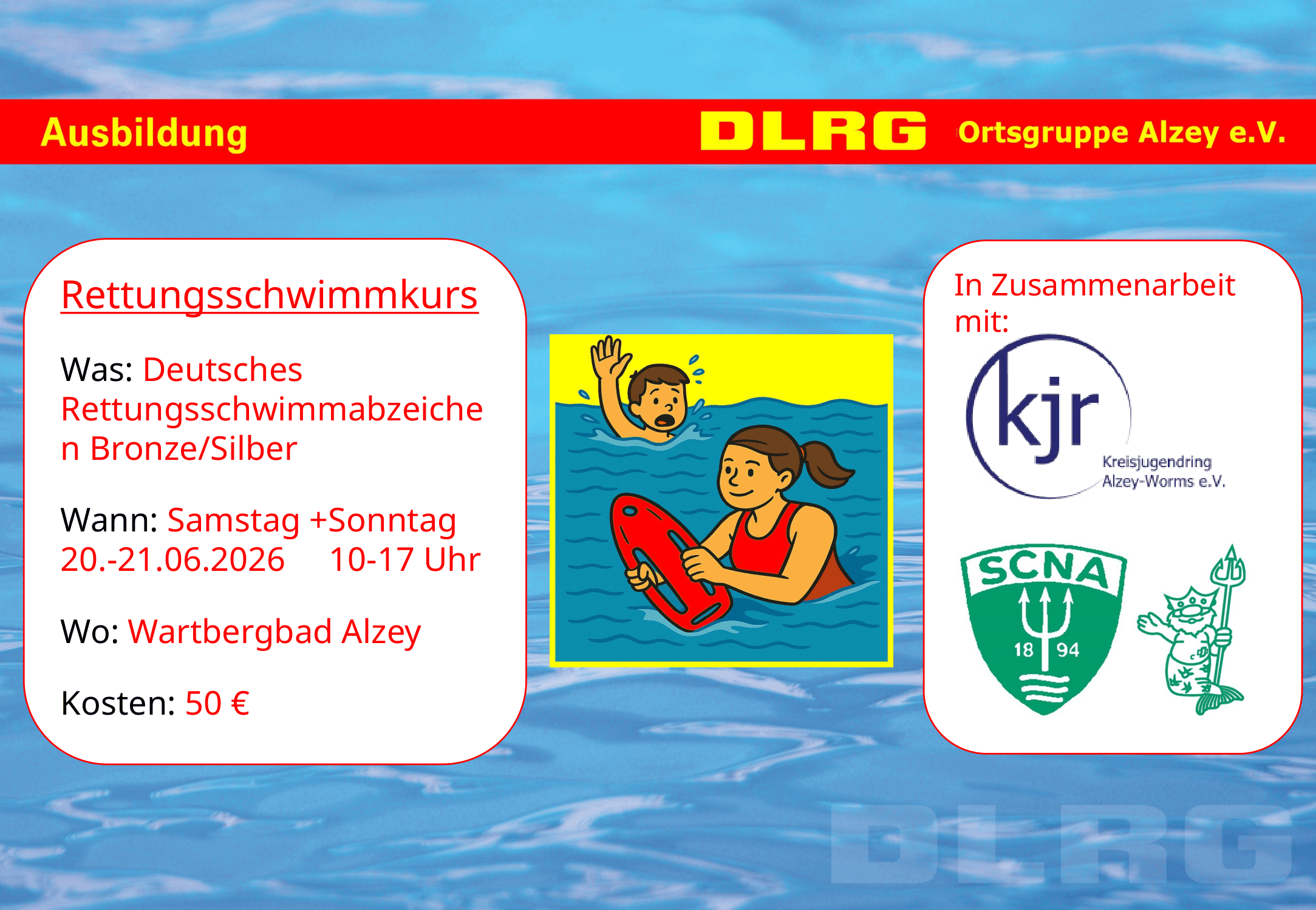 Rettungsschwimmkurs